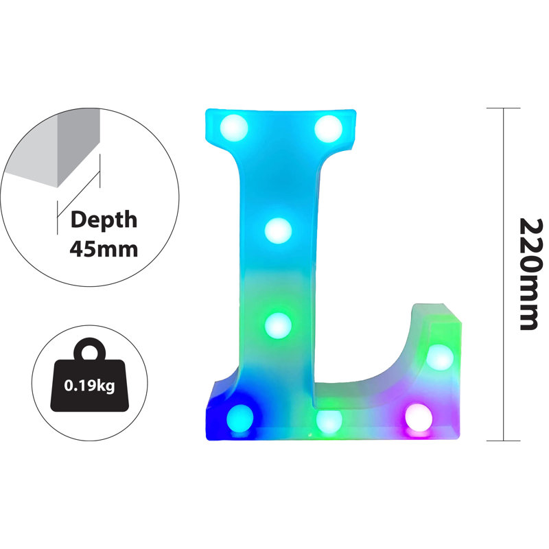 Taevin 22 cm H LED Sign