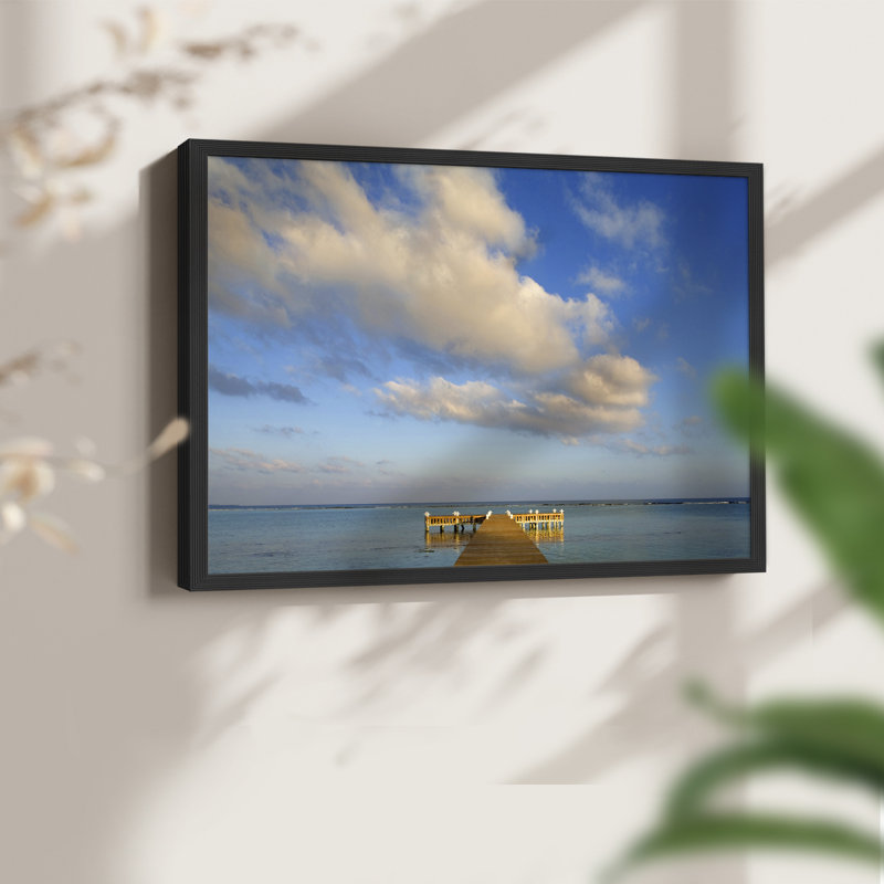 Little Cayman Island -Framed Print - Restickable, Noir, noir, noir, noir, H 16 po x l 20 po