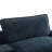 Blue Chenille 111" , Double Cushion Design, Two Ports, Cup Holders, And Removable Ottomans For Relaxing Living Room, Cushion,