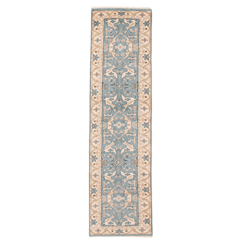 Royal Oushak Turquoise Rug 2'7" x 9'8"
