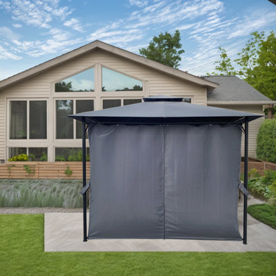 107.5'' W x 116.5'' D Metal Canopy