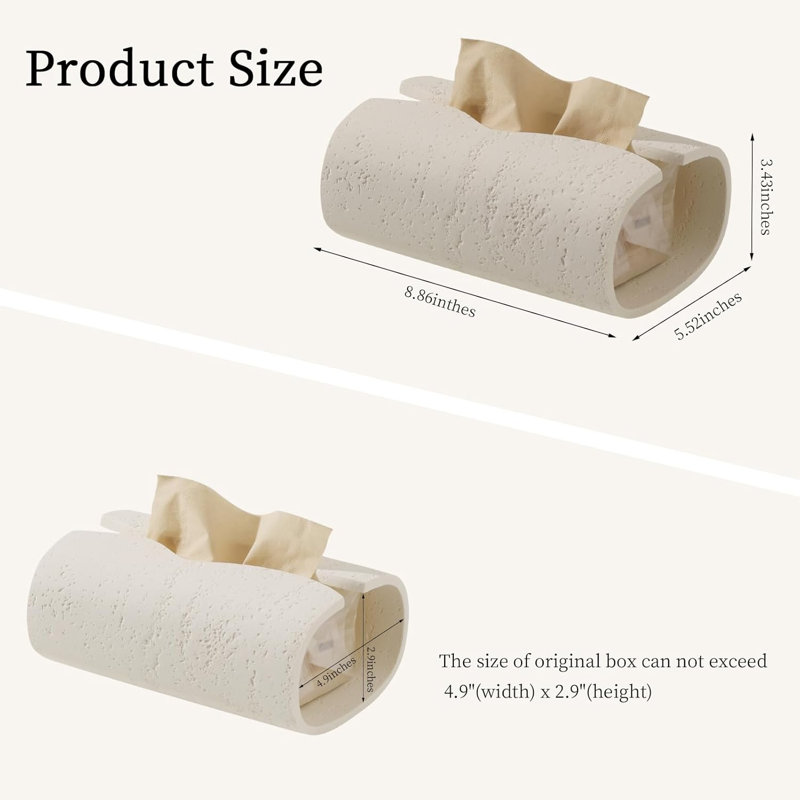 Paper towel box cover rectangle