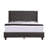 Elegant Transitional Upholstered Bed
