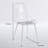 1+4,5pieces dining set, Table metal leg Mid-century Dining Table for 4-6 people With MDF Table Top, Pedestal Dining Table, End Table Leisure Coffee Table-612378159-612378157-612378144