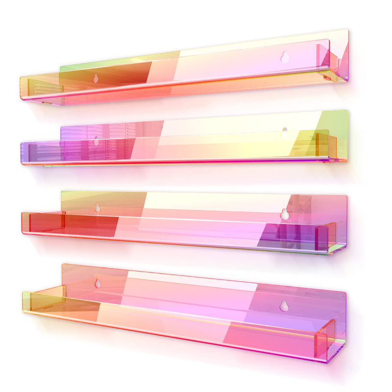 Delisma Floating Shelf, Iridescent