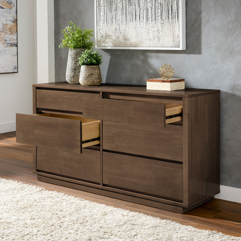 Ismail Danish-Inspired Modern 6-Drawer Dresser