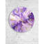 Horloge murale abstraite en verre trempé, horloge mauve, détails dorés, horloge décorative, décoration murale moderne, cadeau unique, horloge artistique-1454769797-1454769799