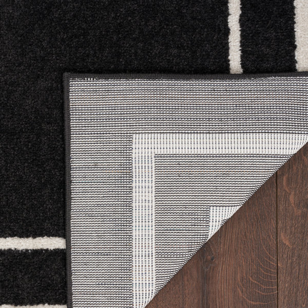 Tapis Selle Western Mural, Tissé Bleu/gris, Laine, 26x60 Pouces, Occasion