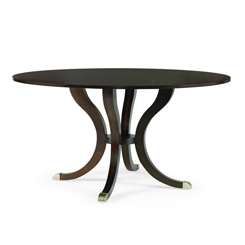 Tribeca Round Solid Wood Dining Table, Tribeca