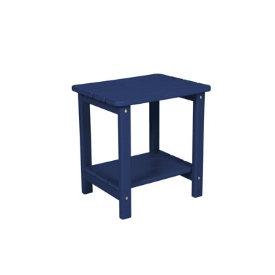 All Weather 3 Rocking Chair With Side Table, Navy. Ergonomic For Better Comfort. Widened And Contoured Seat. 32.5"d X 25.9"w 41.7"h. Supports 380 Pounds. 30-min Partial Installation. Made Of 304