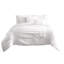 Ensemble d'édredon 4 pièces en microfibre blanche-1179934906