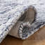 Tapis argenté / gris en laine touffeté à la main Alora-1293033076