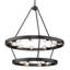 Lustre spectaculaire en forme de roue de chariot 15 lumières Easterwood