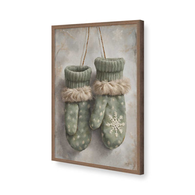 «Winter Mittens» par Jo Moulton, reproduction d'art sur toile