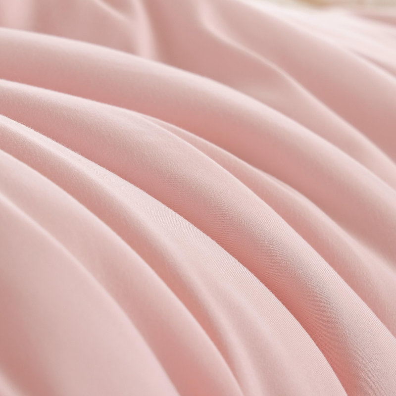 Ensemble d'édredon léger et confortable Boho, ensemble de literie en microfibre tout doux 3 pièces pour la maison, Rosé