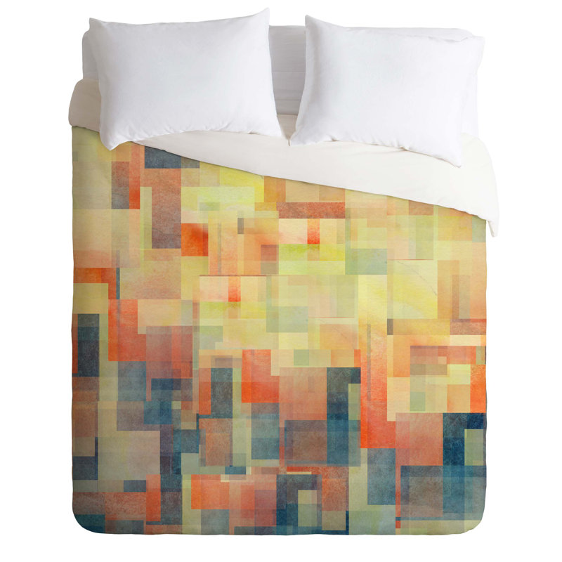 Jacqueline Maldonado Polyester Abstract Duvet Cover, Twin/Twin XL Duvet Cover + 1 Standard Sham