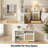 43" Rattan-Accent Vanity – 3-Color LED Mirror, 4 Deep Drawers, Sliding Cabinet, Hidden Back-Of-Mirror Storage, Nightstand Mode-1923653095