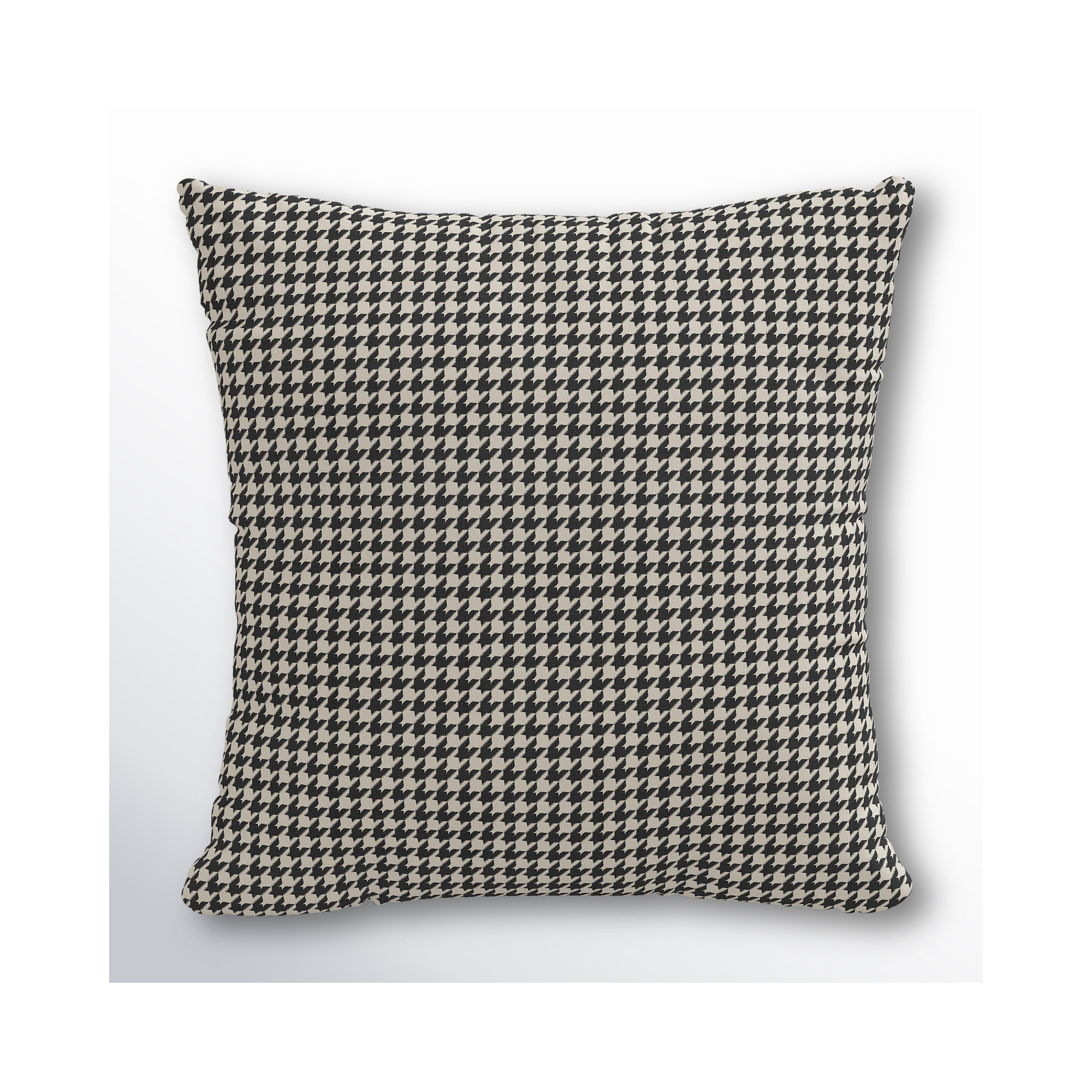 Arkins Geometric Cotton Throw Pillow, Pillow Cover Only - No Insert, Black/White, 18