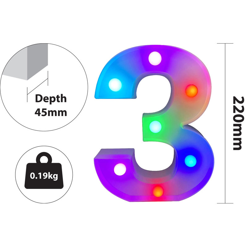 Cateno 22 cm H LED Sign