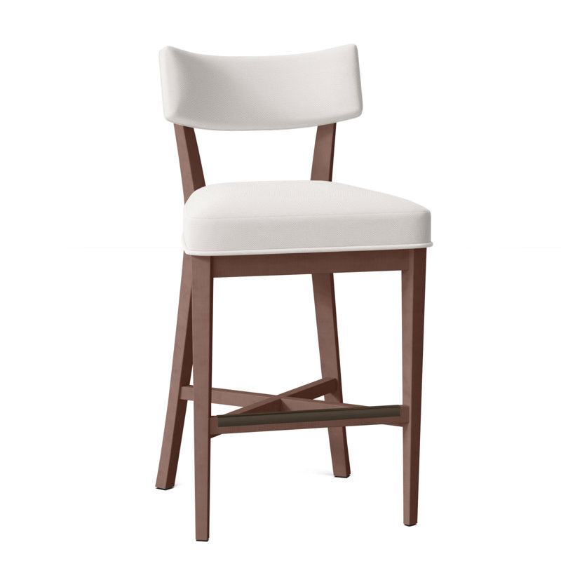 Tabouret de bar 29,5 po Juliet, Perigold sur l'agneau Sables blancs, Noyer, Tabouret de bar (siège d'une hauteur de 29,5 po)