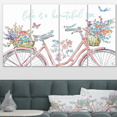 " Spring Bike Bouquet "