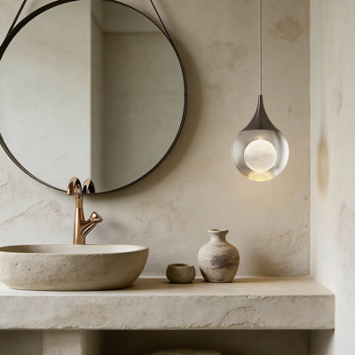 Modern Crystal Mini Pendant Light With Dimmable LED And Adjustable Color Temperature For Kitchen Island, Bathroom, And Bedroom Accent Lighting