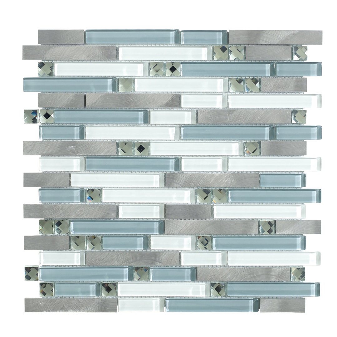 Random Sized Linear Mosaic Wall Tile ES Stone