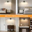 Luminaire de meuble-lavabo moderne avec gradateur intégré, 5 températures de couleur réglables, conception rotative à 180 °, 15 W 1500Lm Ip44 pour l'éclairage de miroirs et d'armoires