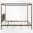 King Size Wood Canopy Bed-114229186