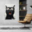«Screaming Black Cat», art mural contemporain-129149762