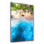 Élégante peinture murale en verre trempé de 13,8 po x 21,7 po | 100% verre trempé, épaisseur: 0,16 pouce | Imprimé UV pour des couleurs éclatantes | Parfait pour la décoration intérieure, le salon et les espaces de bureau