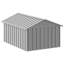 Niche pour chien en acier galvanisé anthracite-87937200-87937201