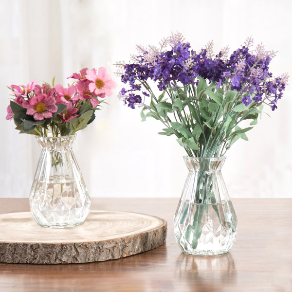 table vase with flowers