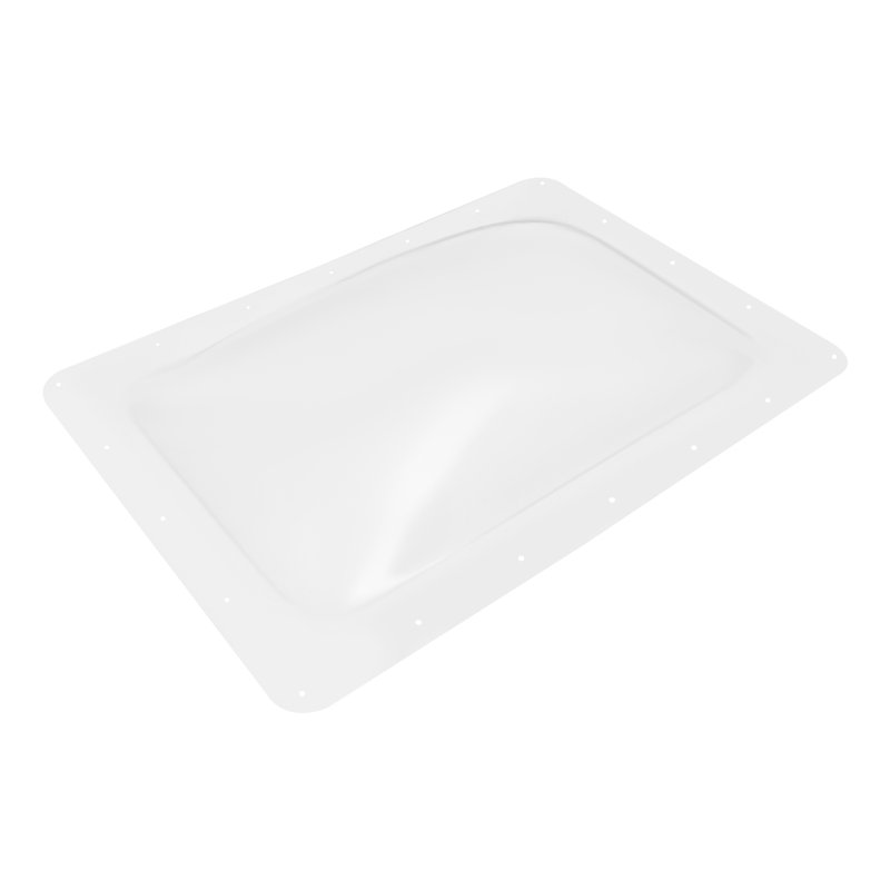 Puits de lumière 14X22IN PC résistant aux rayons UV pour les véhicules récréatifs et les campeurs, remplacement direct avec teinte fumée