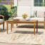 Table basse d'extérieur Acacia Classic, finition naturelle