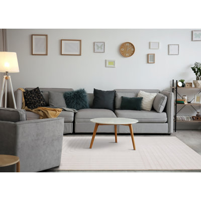 Tapis beige crème Ishant