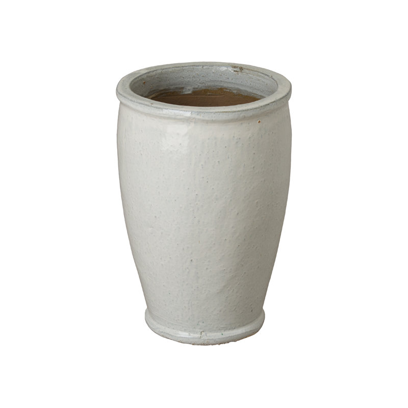 Pot à fleur en céramique fait à la main Petekar, H 20 po x l 13 po x P 13 po