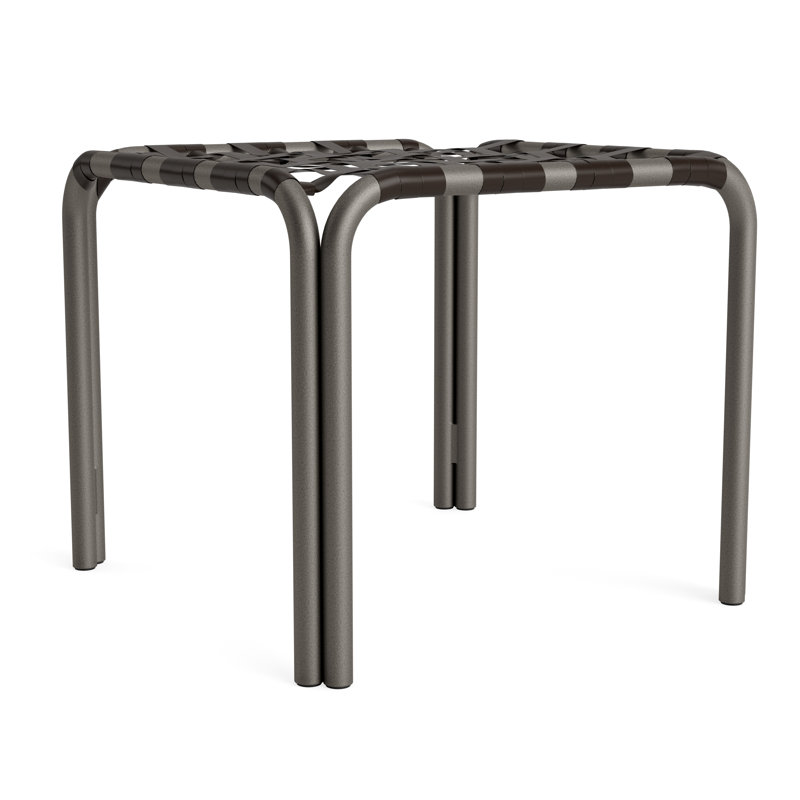 Kantan Outdoor Square Side Table, Mica, Coffee