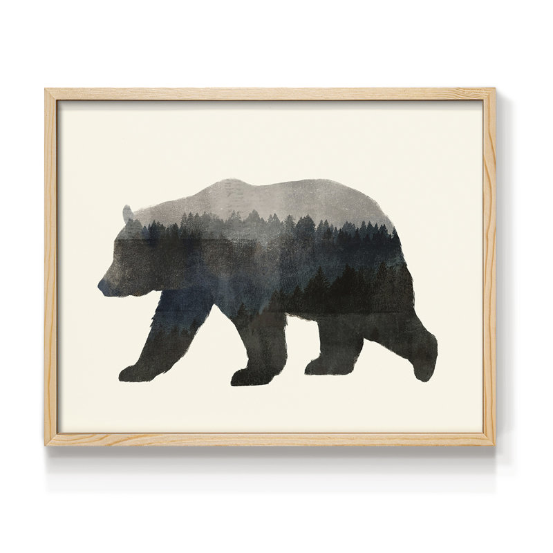 The Wilderness II - Reproduction encadrée - Restickable, H 11 po x l 14 po, Naturel