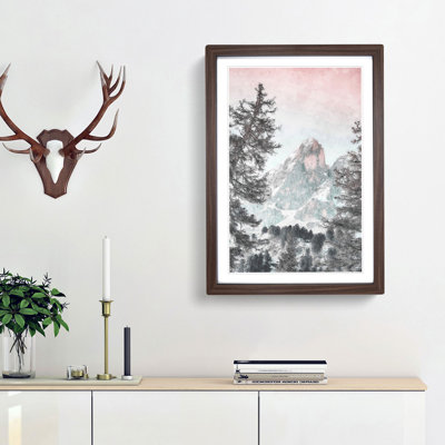 Mountain Peak - Picture Frame Painting Print