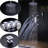 Atlantic Chrome Massage Shower System Large Rainfall Head 6 Body Jets LED Lighting-48170653