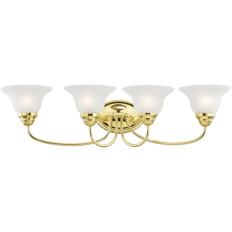 Yukon Vanity Light, Polished Brass