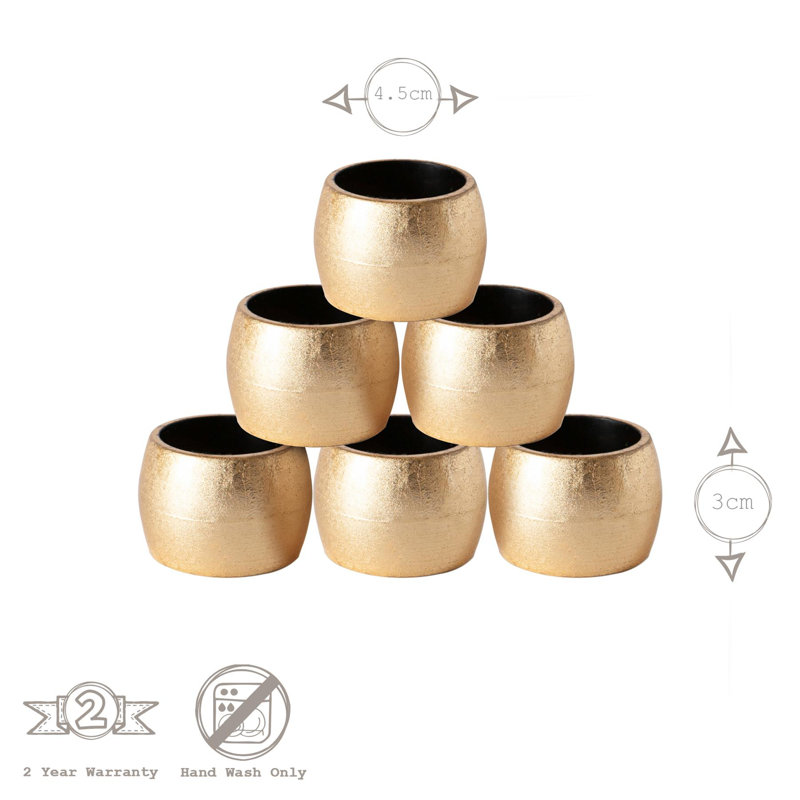 Metal Napkin Ring, Silver