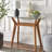 39.25'' Glass Top Console Table
