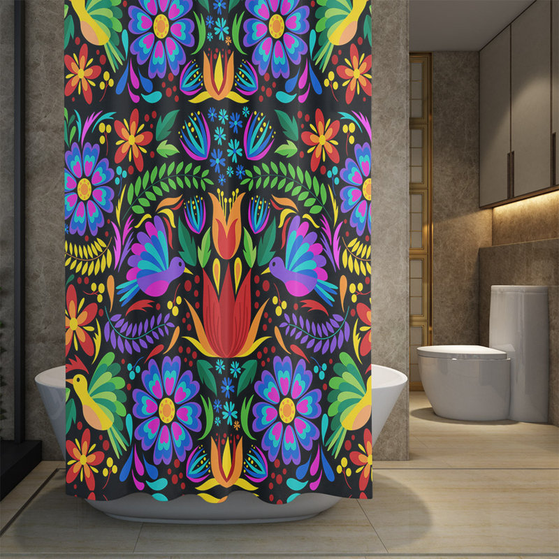 Corbridge Floral Shower Curtain, 72" H x 70" W