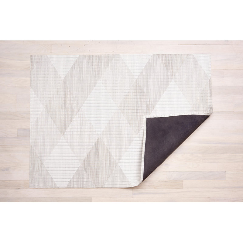 Signal Geometric Vinyl Indoor / Outdoor Area Rug, Rectangle 118 x 183cm