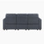Canapé inclinable électrique double en similicuir de 84 po Tavian-369505460