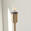Burley Rechargeable Floor Lamp Base finished in Br Aged Brass