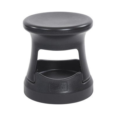 ECR4Kids Storage Wobble Stool, 15in Seat Height, Active Seating -  ELR-15852-BK