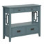 Console à 4 tiroirs Vintage - Bleu-1975849732